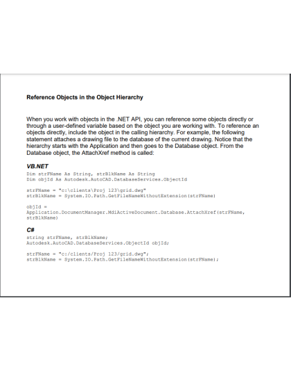 AutoCad .Net Developer's Guide