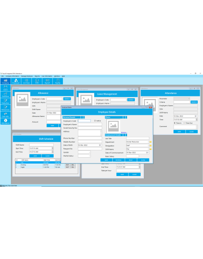 Employee Attendance &amp; Payroll Management System