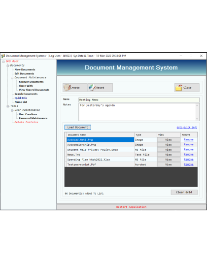 Documents Management System