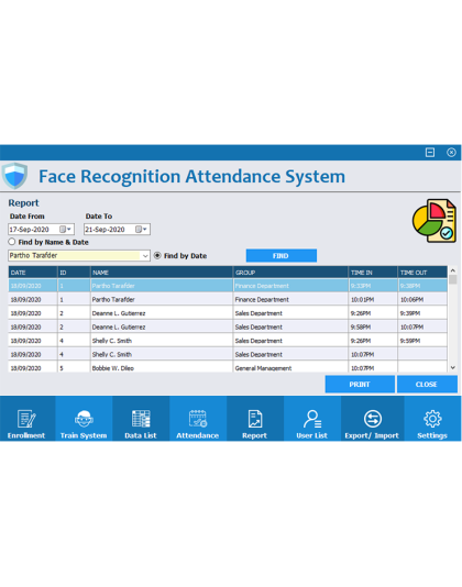 Face Recognition Attendance System