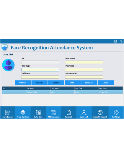 Face Recognition Attendance System