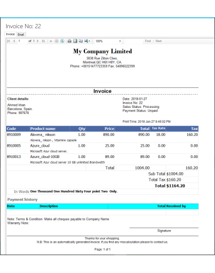 Accounting &amp; Billing Software