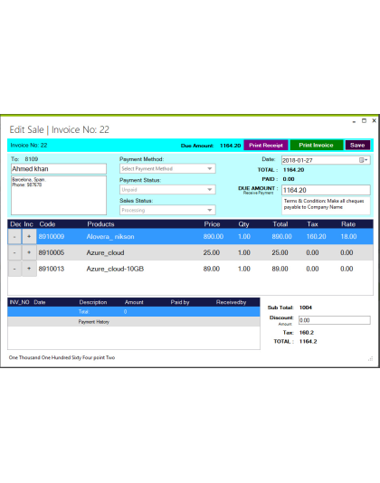 Accounting &amp; Billing Software