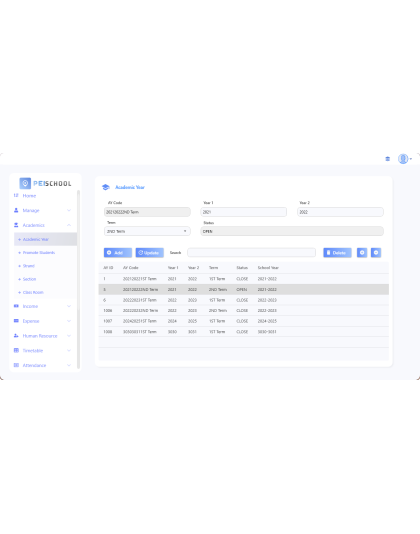 PEI School Management System