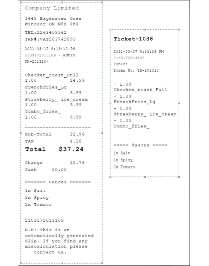 Restaurant POS System