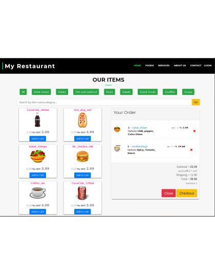 Restaurant POS - Web Version