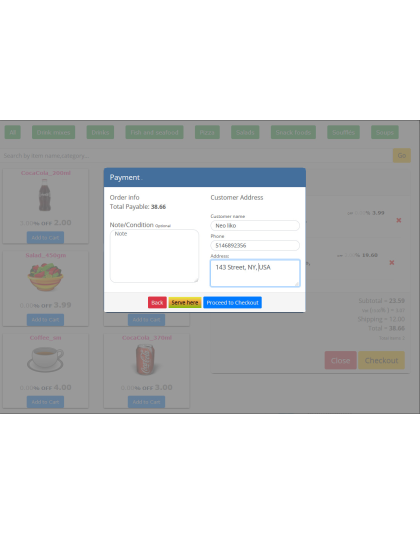 Restaurant POS - Web Version