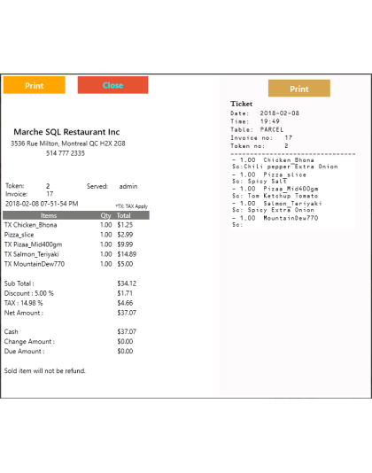 Restaurant POS - WPF\Web Version