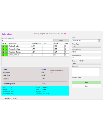 Restaurant POS - WPF\Web Version