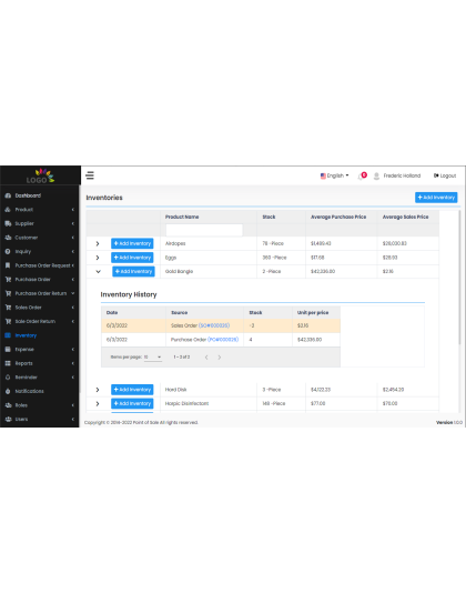 Advanced POS With Inventory Management