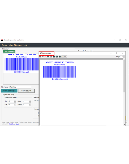 Barcode Generator Software