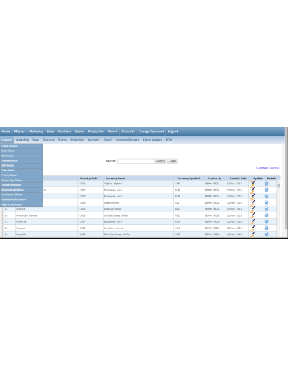 Manufacturing ERP Web based