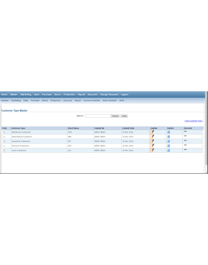 Manufacturing ERP Web based