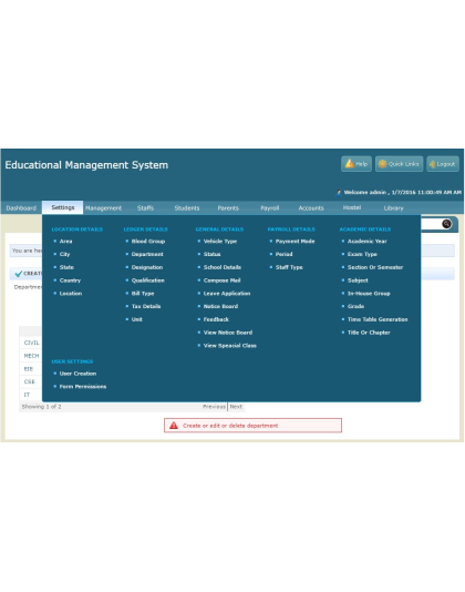 Education Management System