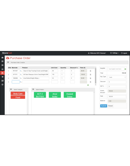 StoreGist Multishop POS System