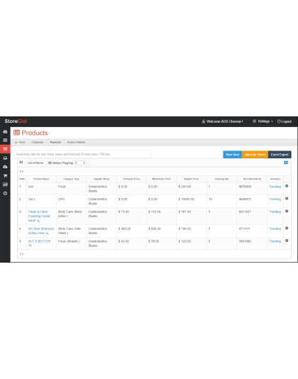 StoreGist Multishop POS System