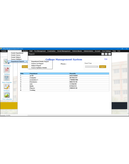 College Management System