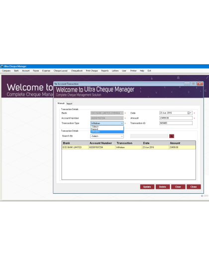 Cheque Printing Software