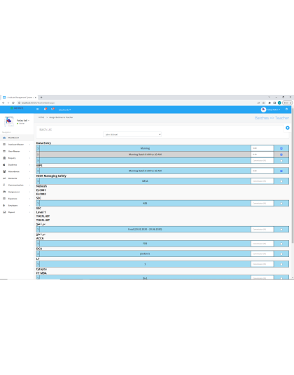 Institute Management System