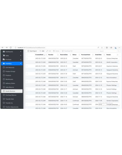 Warehouse Inventory Management System